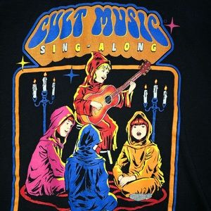 Steven Rhodes Cult music singalong shirt!